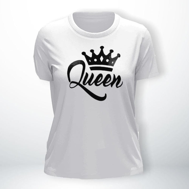 T-Shirt Roi Et Reine Queen-Blanc / S