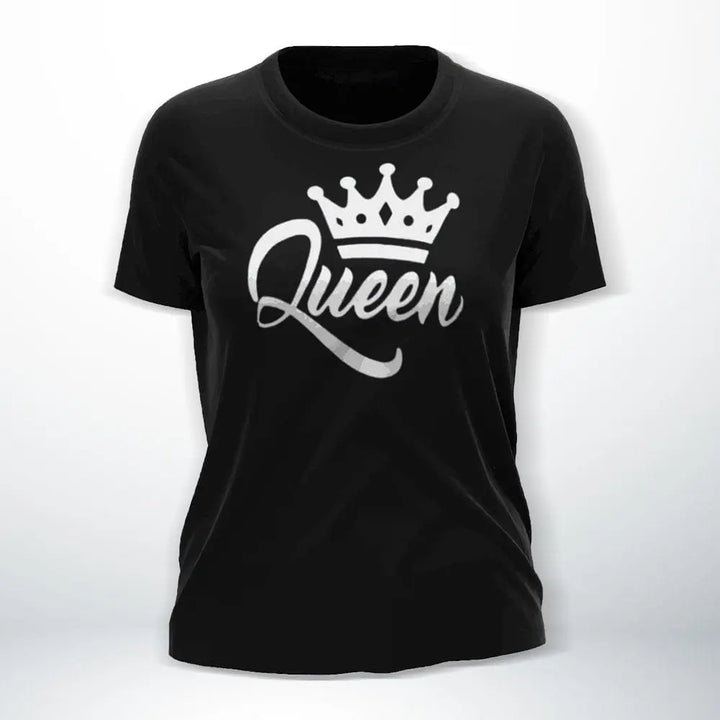 T-Shirt Roi Et Reine Queen-Noir / S