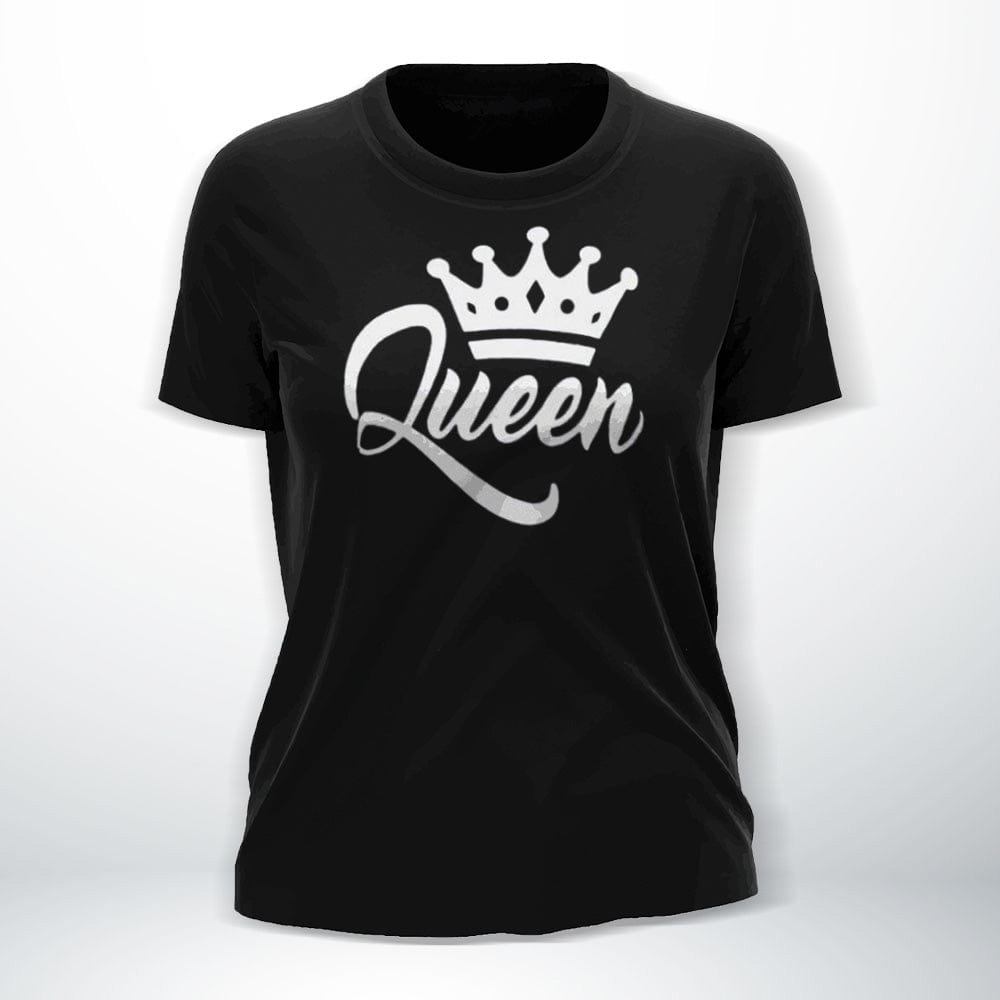 T-Shirt Roi Et Reine Queen-Noir / S