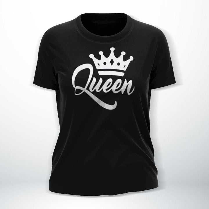 T-Shirt Roi Et Reine Queen-Noir / S