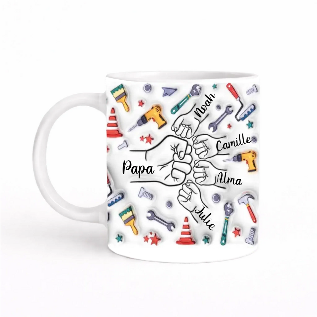Mug Papa Effet 3D