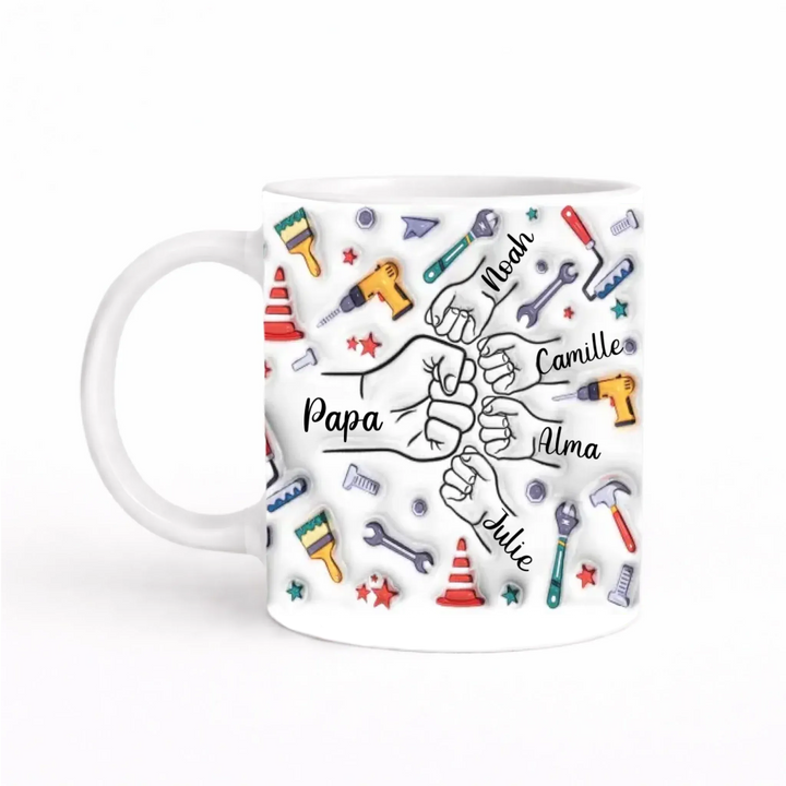 Mug Papa Effet 3D