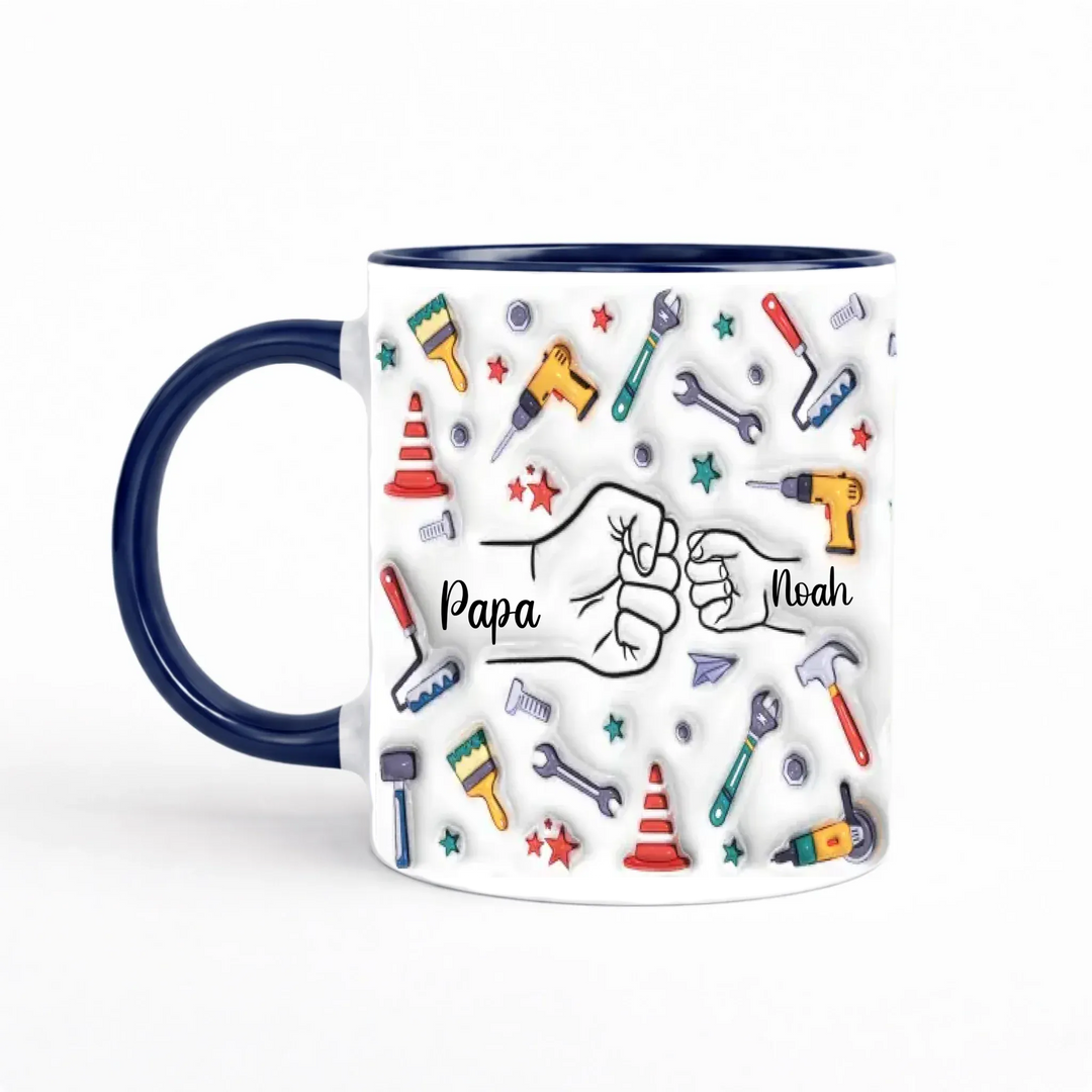 Mug Papa Effet 3D Mug 3D Transparent 325ml Gelato / Marine / 325ml