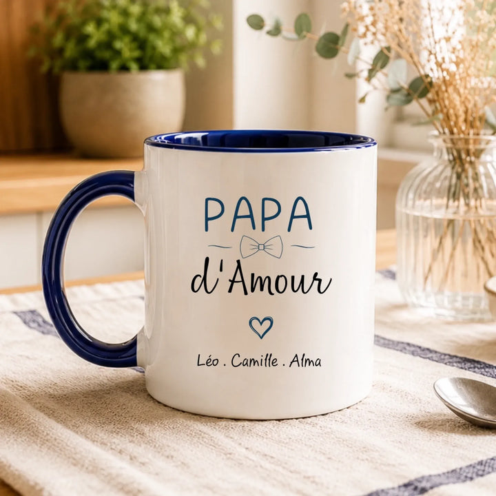 Tasse personnalisé - Papa d'Amour