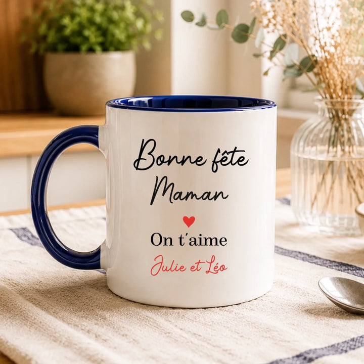 Tasse Personnalisée - Bonne fête Maman