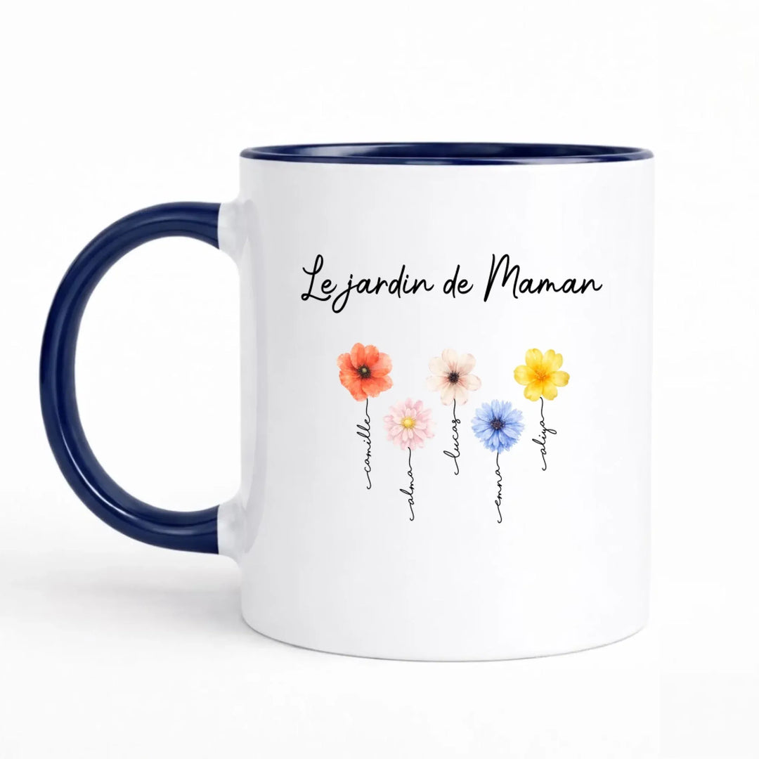 Tasse personnalisée maman avec prénoms