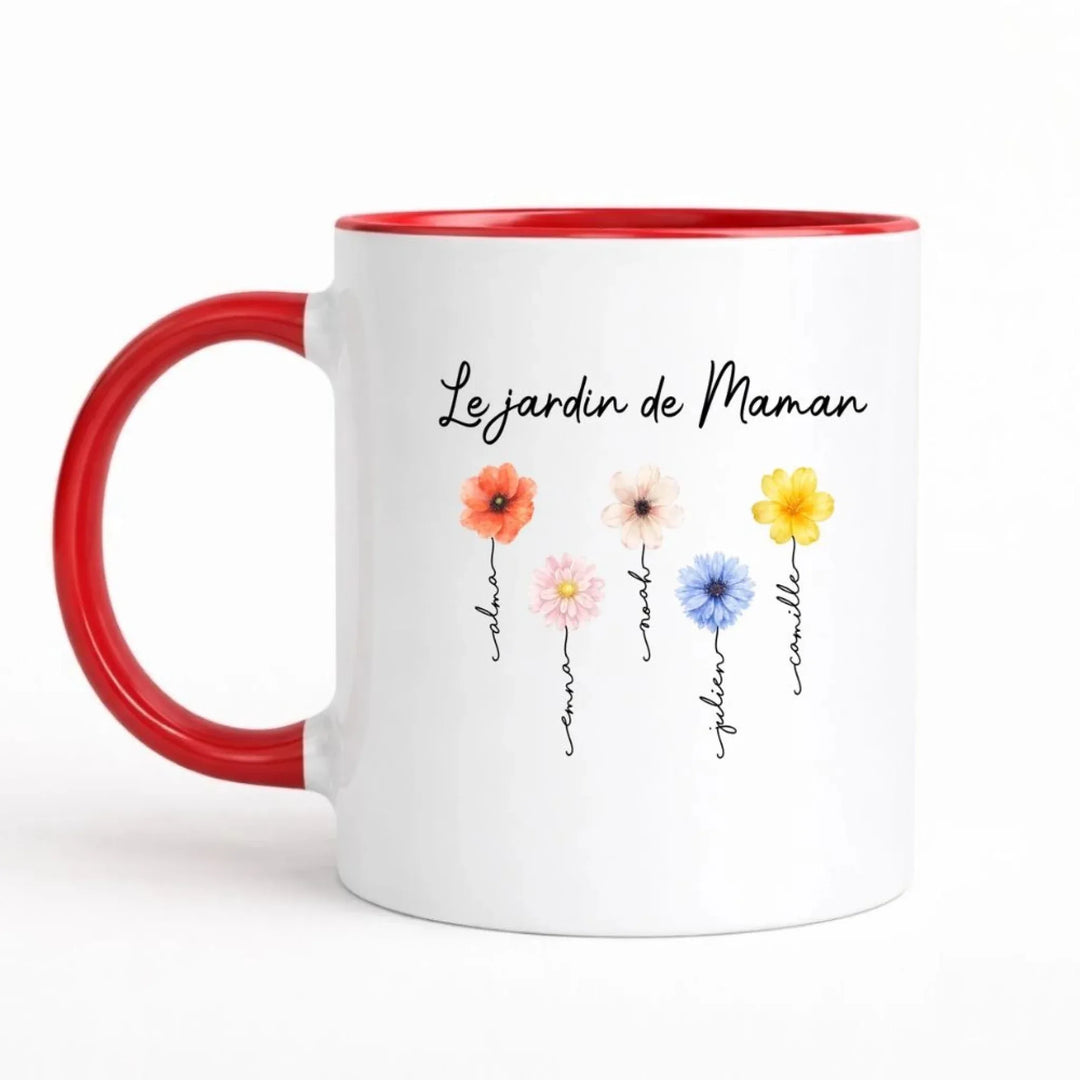 Tasse personnalisée maman avec prénoms