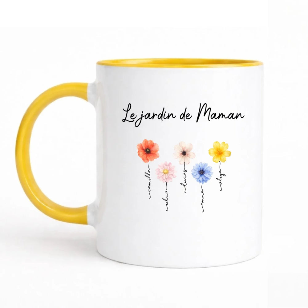 Tasse personnalisée maman avec prénoms Mug 325ml Gelato copy / Blanc / 325ml