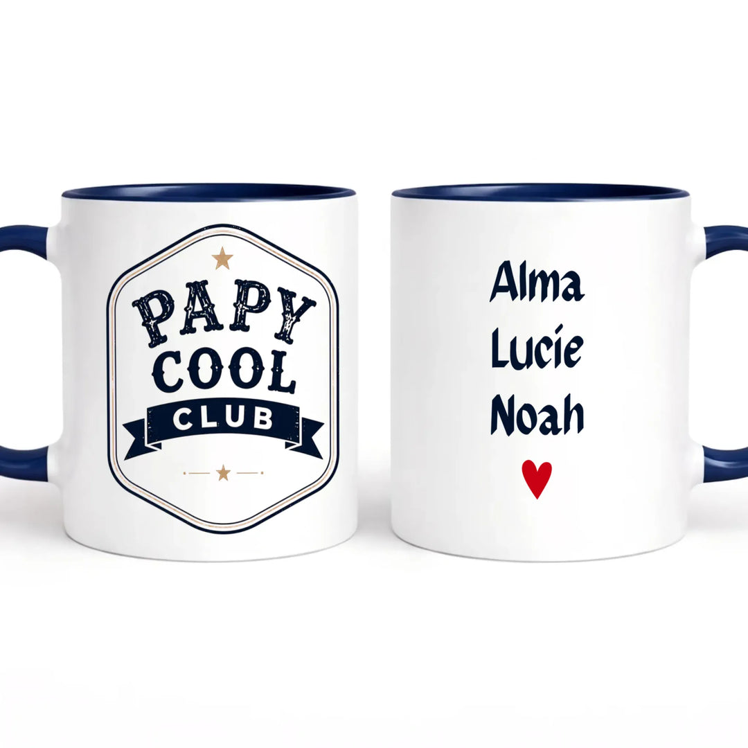 Tasse papy cool Mug 325ml | Double Sans perspective / Marine / 325ml