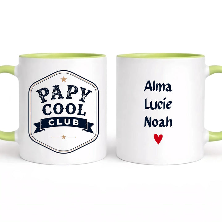Tasse papy cool Mug 325ml | Double Sans perspective / Vert / 325ml