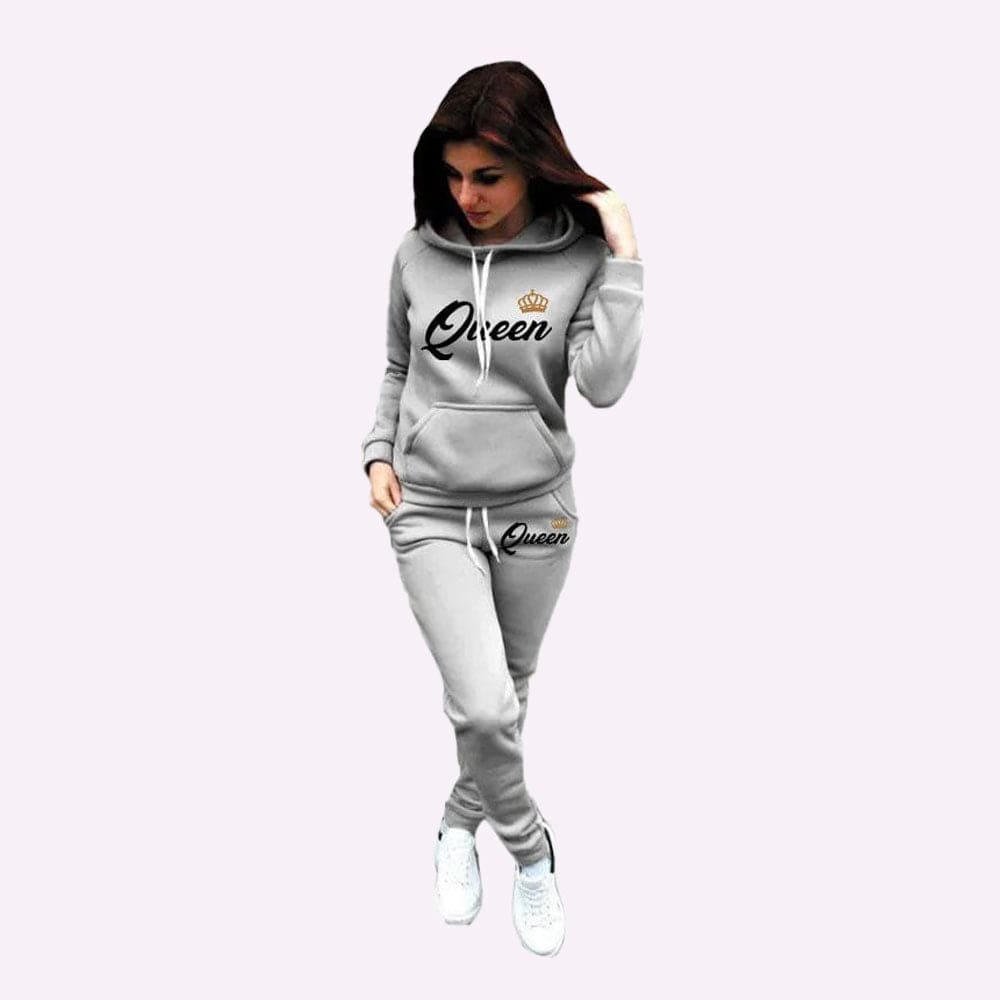 Tenue Couple Assorti Gray-Women / S