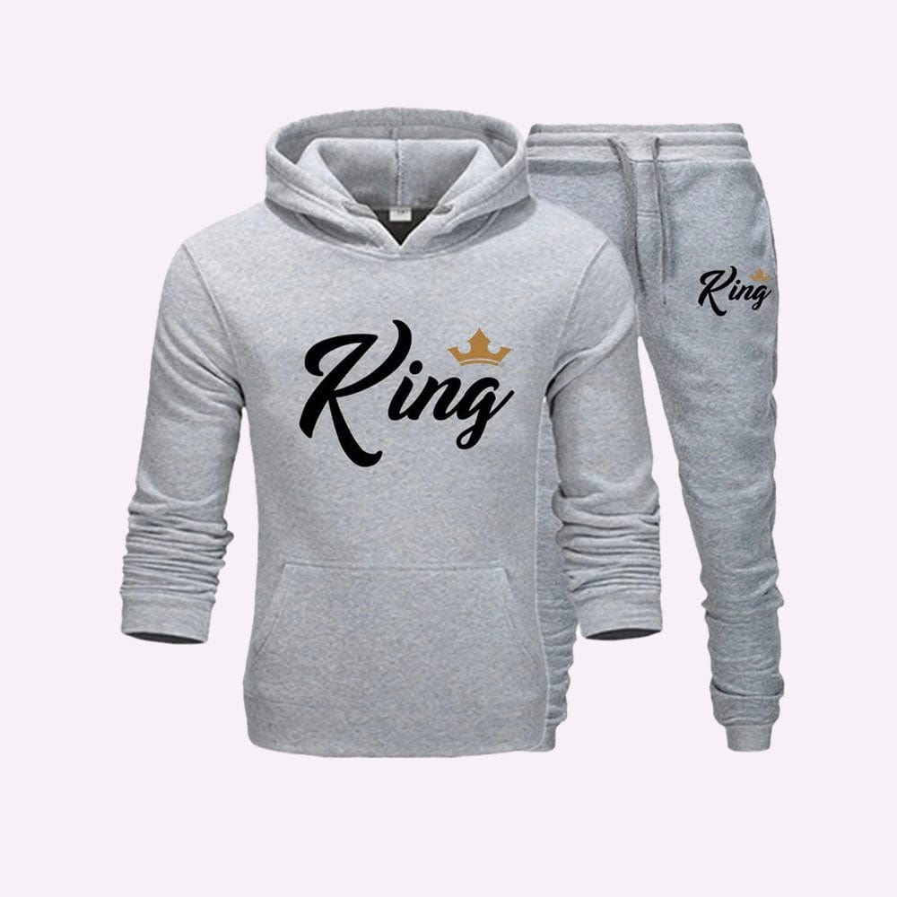 Tenue Couple Assorti Grey-Men / S