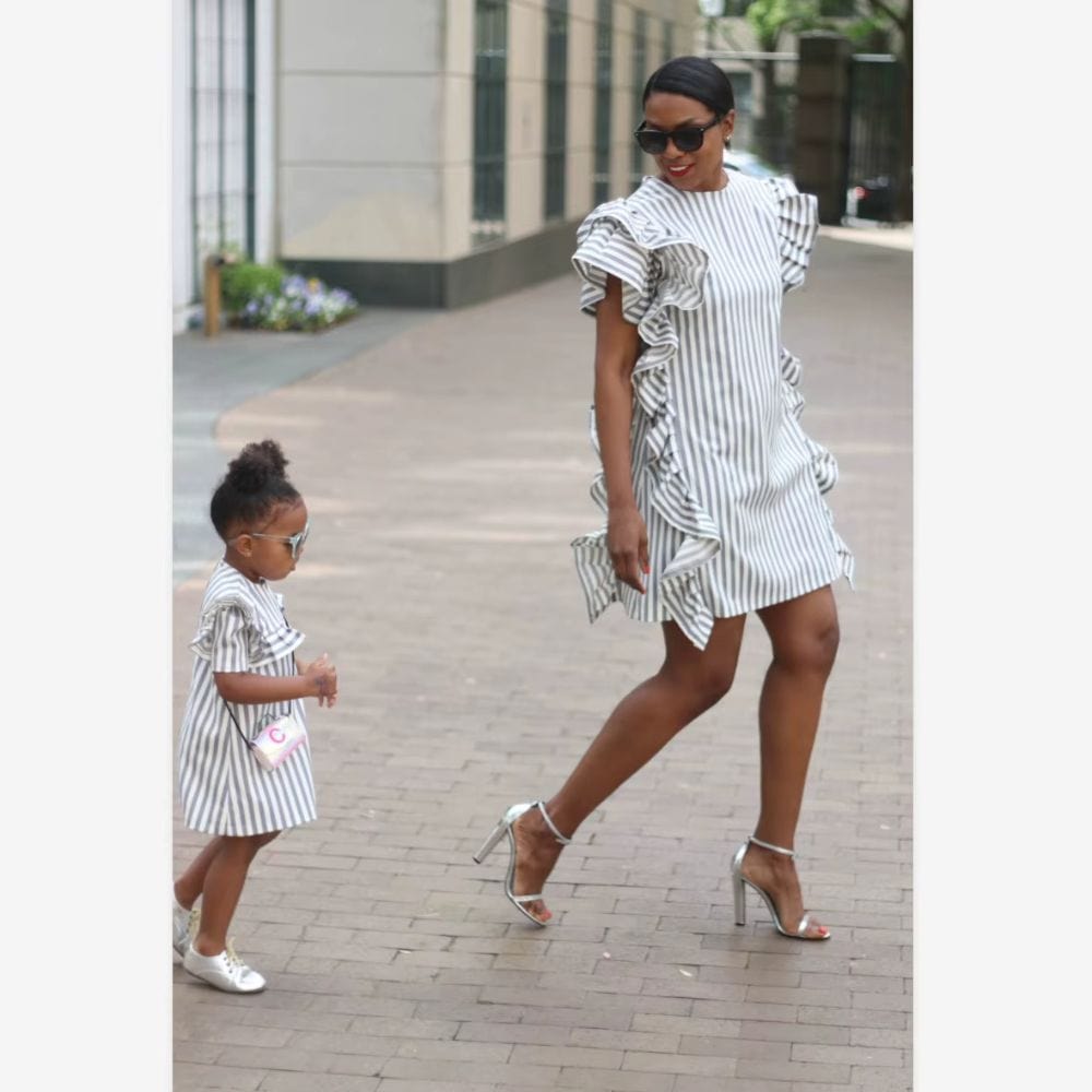 Tenue Matchy Matchy Mère Fille Blanc / Maman S